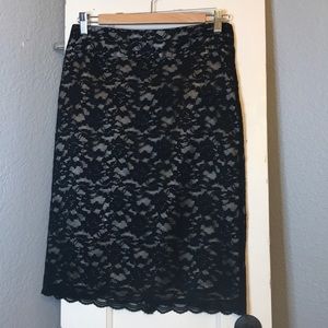 Banana republic lace skirt